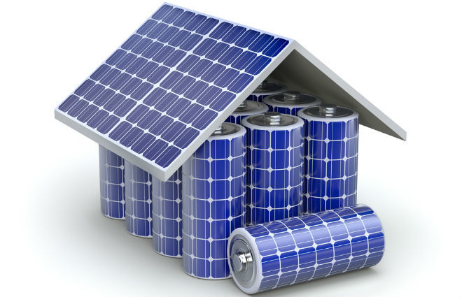 Solar battery storage